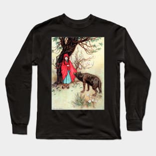 Little Red Riding Hood - Warwick Goble Long Sleeve T-Shirt